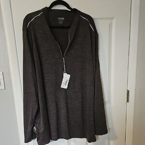 Heathered Gray Long Sleeve Top